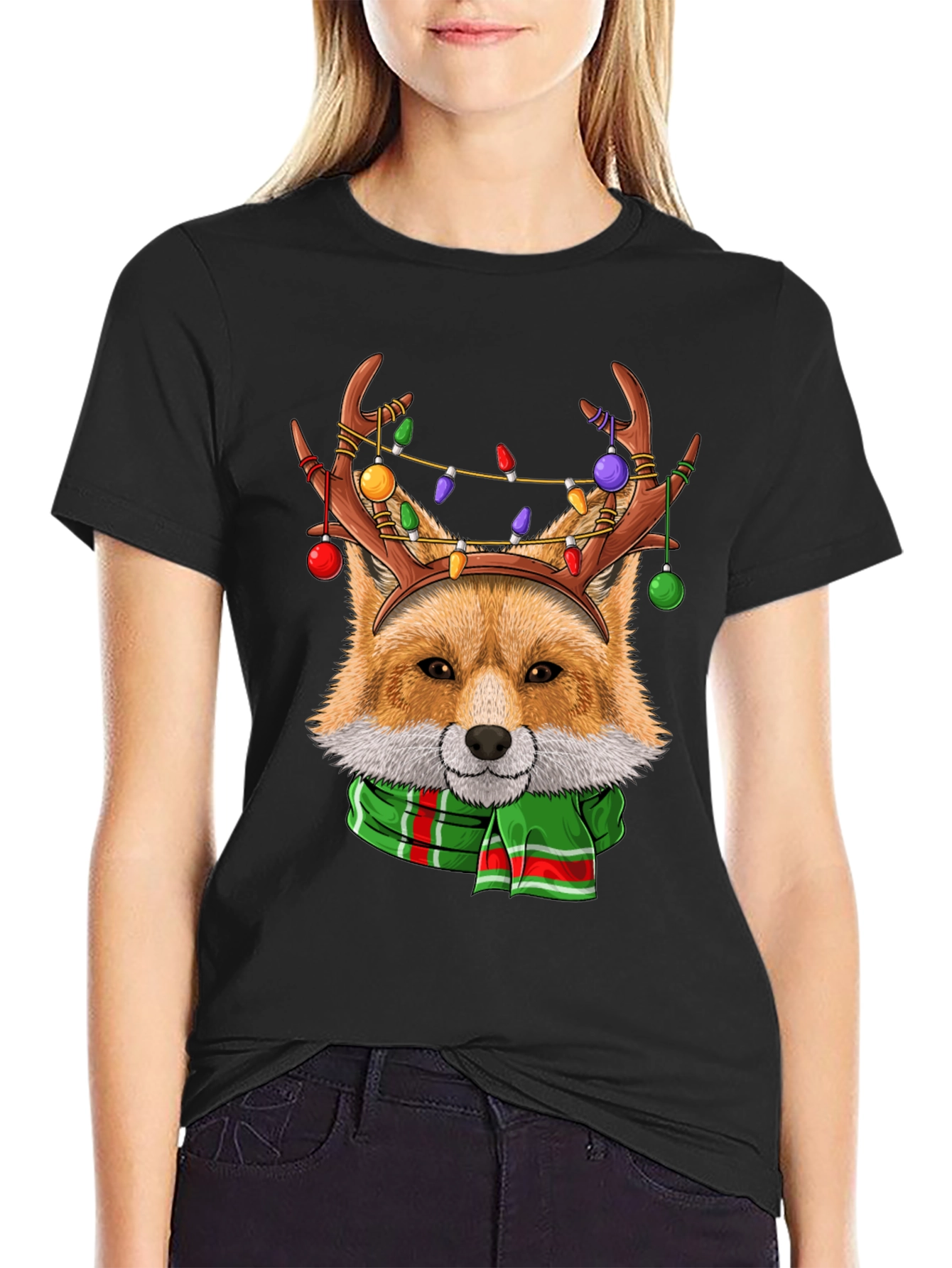 Festive Fox Christmas T-Shirt