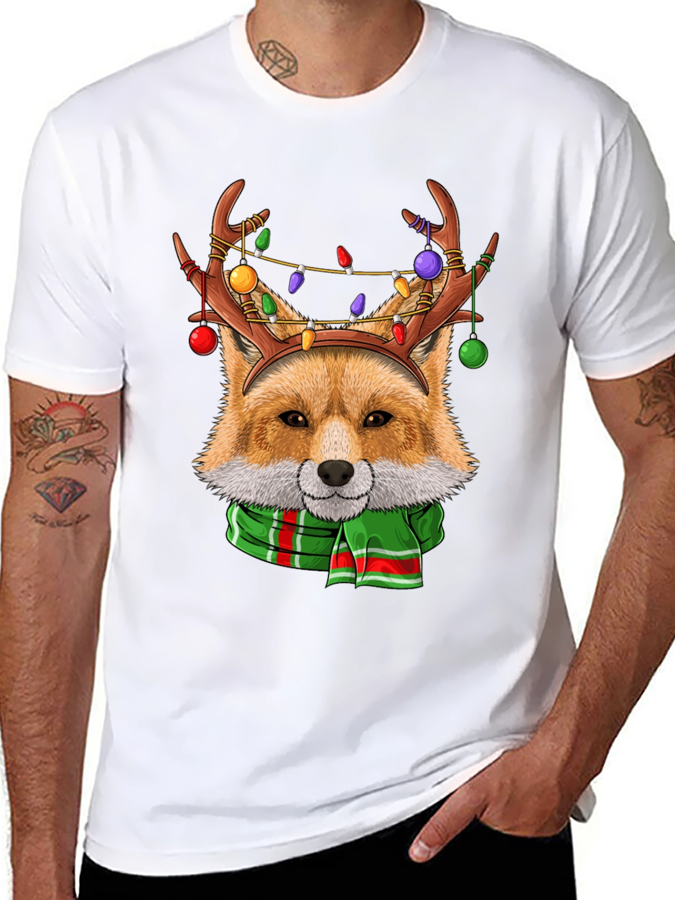 Festive Fox Christmas T-Shirt