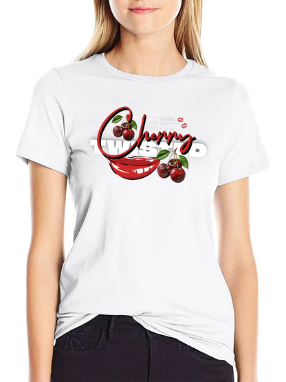 Cherry Twisted Graphic Tee