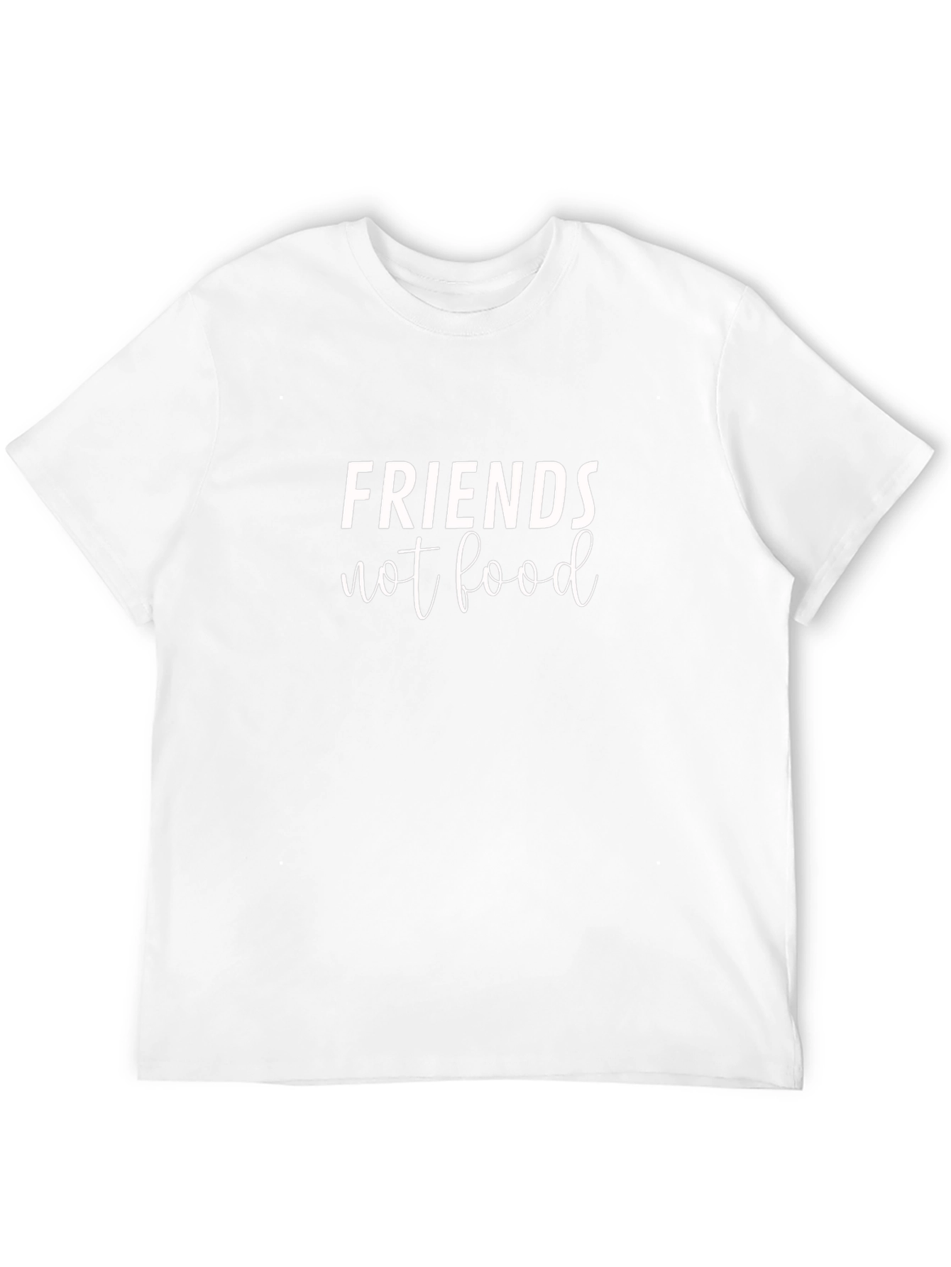Friends Not Food Black T-Shirt