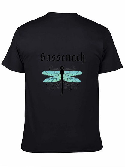 Sassenach Dragonfly Black T-Shirt