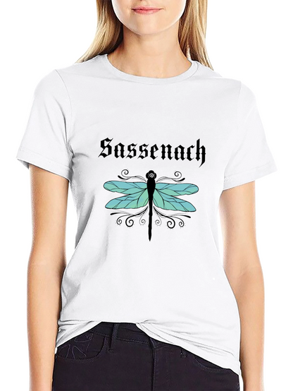 Sassenach Dragonfly Black T-Shirt