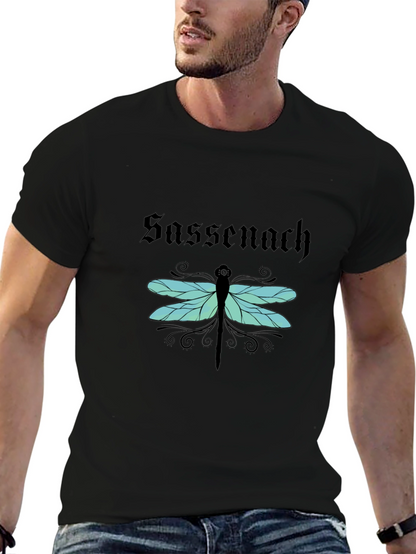 Sassenach Dragonfly Black T-Shirt
