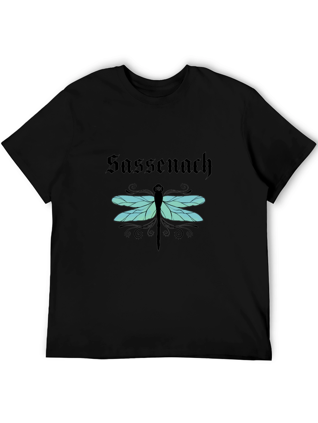 Sassenach Dragonfly Black T-Shirt