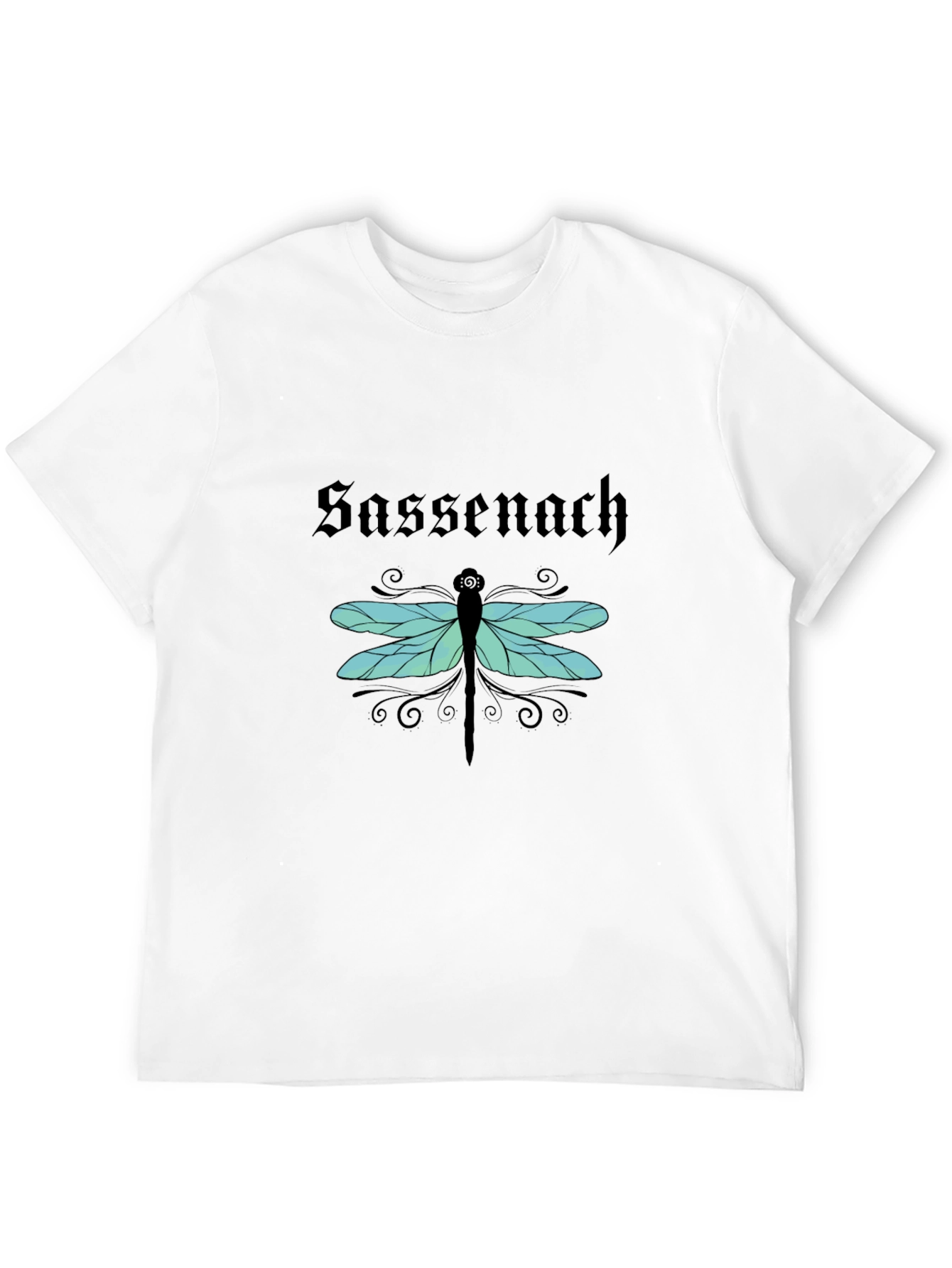 Sassenach Dragonfly Black T-Shirt