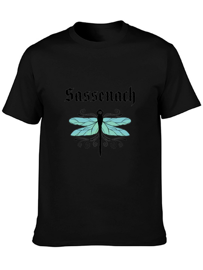 Sassenach Dragonfly Black T-Shirt