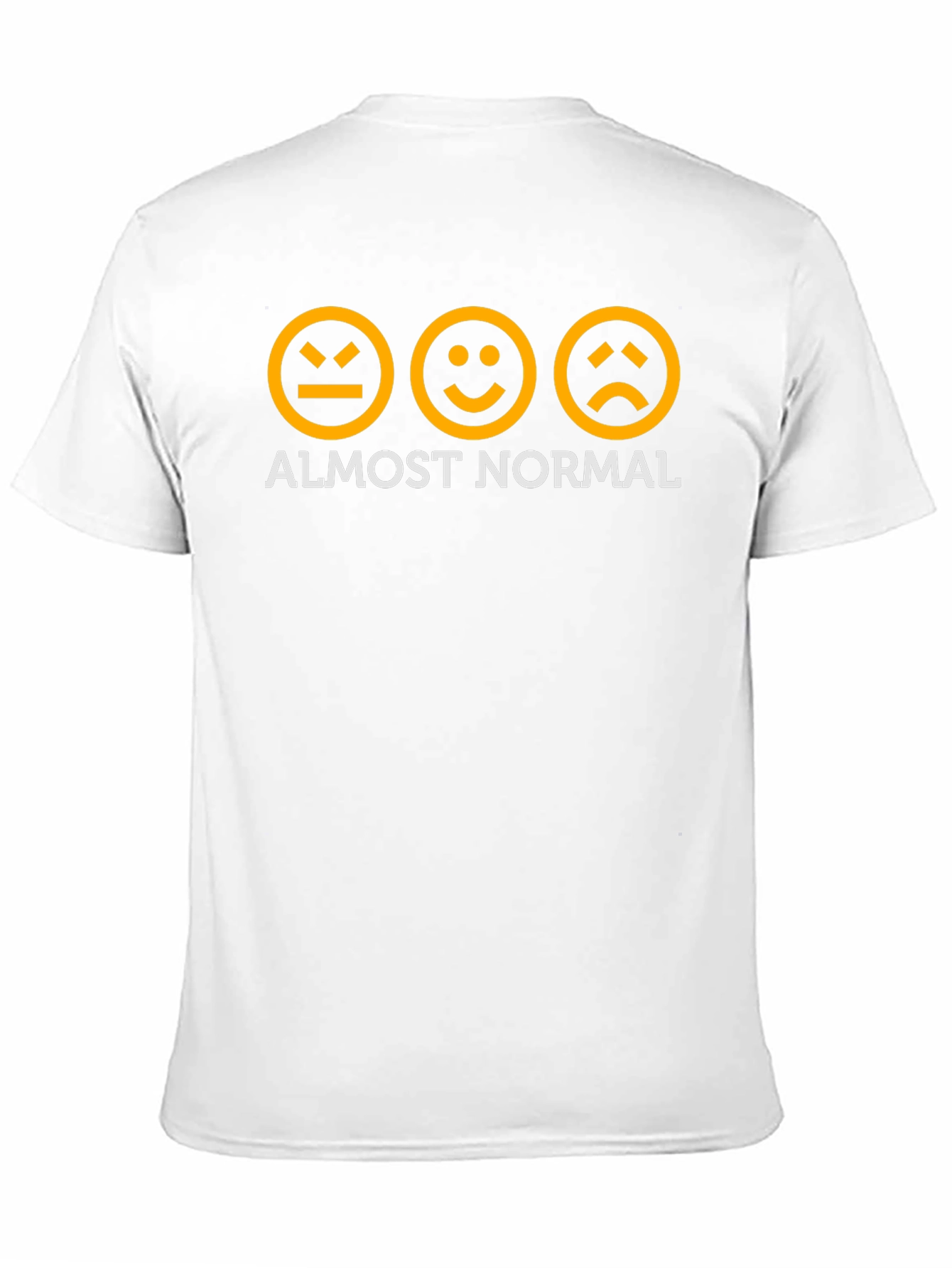 Almost Normal Graphic Tee - Black Cotton T-Shirt