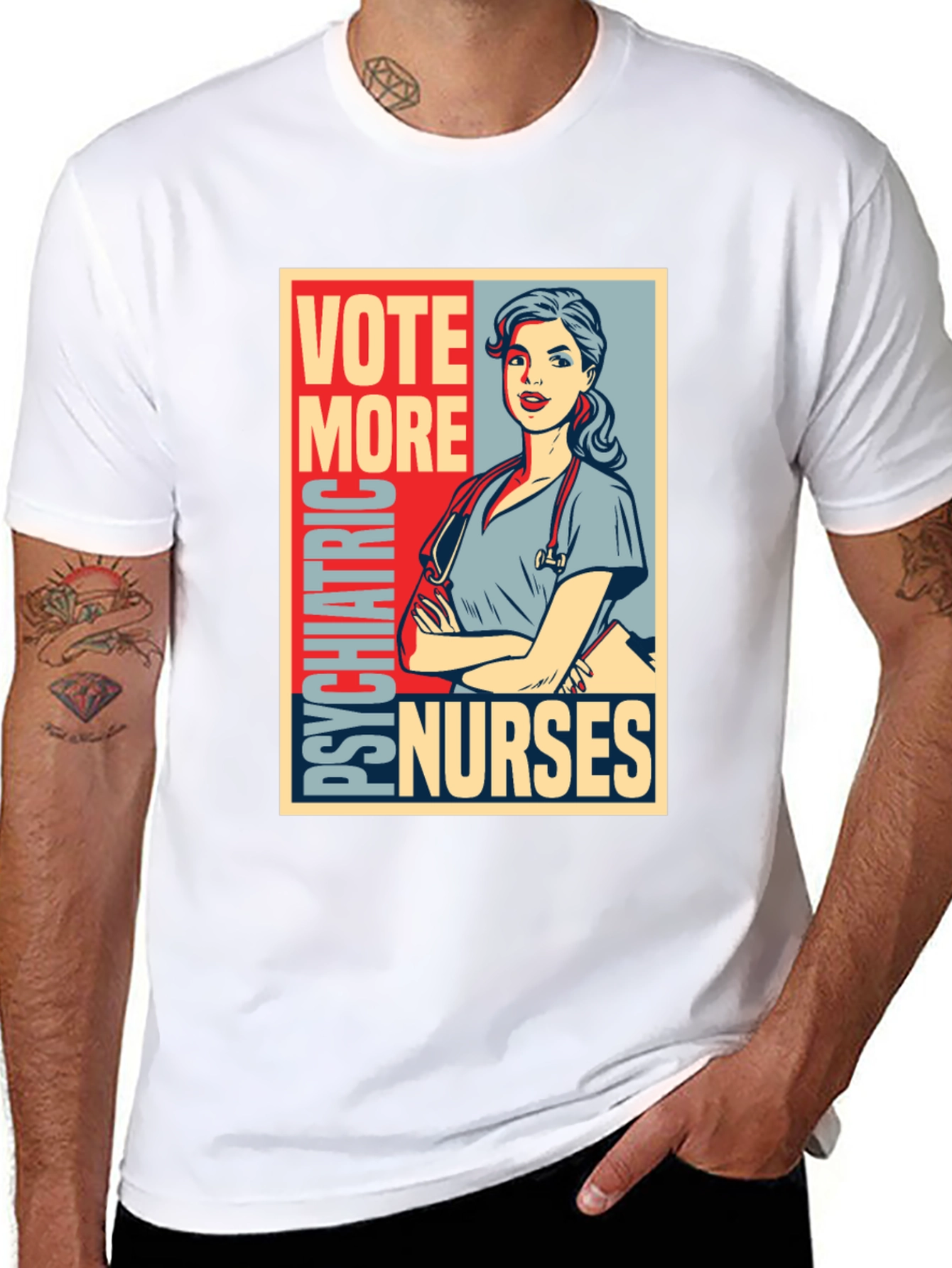 Vote More Psychiatric Nurses T-Shirt