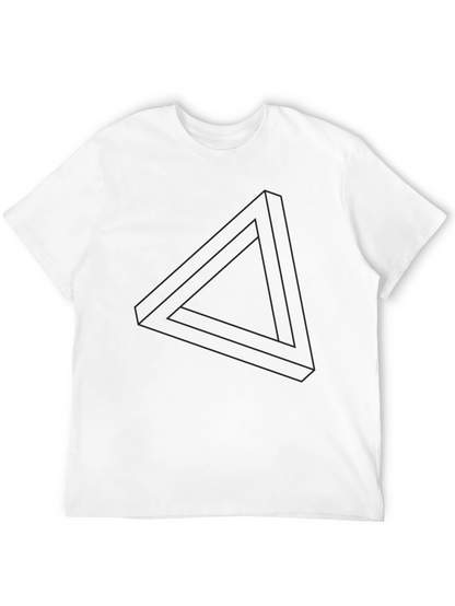 Impossible Triangle Graphic Tee - Modern Illusion Design
