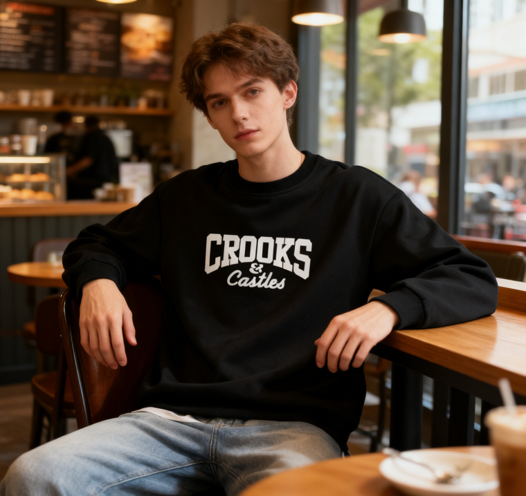 Crooks & Castles' Emblematic Crewneck Sweatshirt