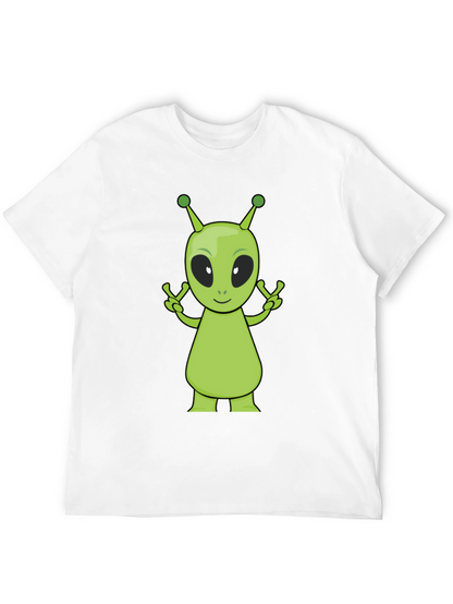 Alien Graphic Black T-Shirt