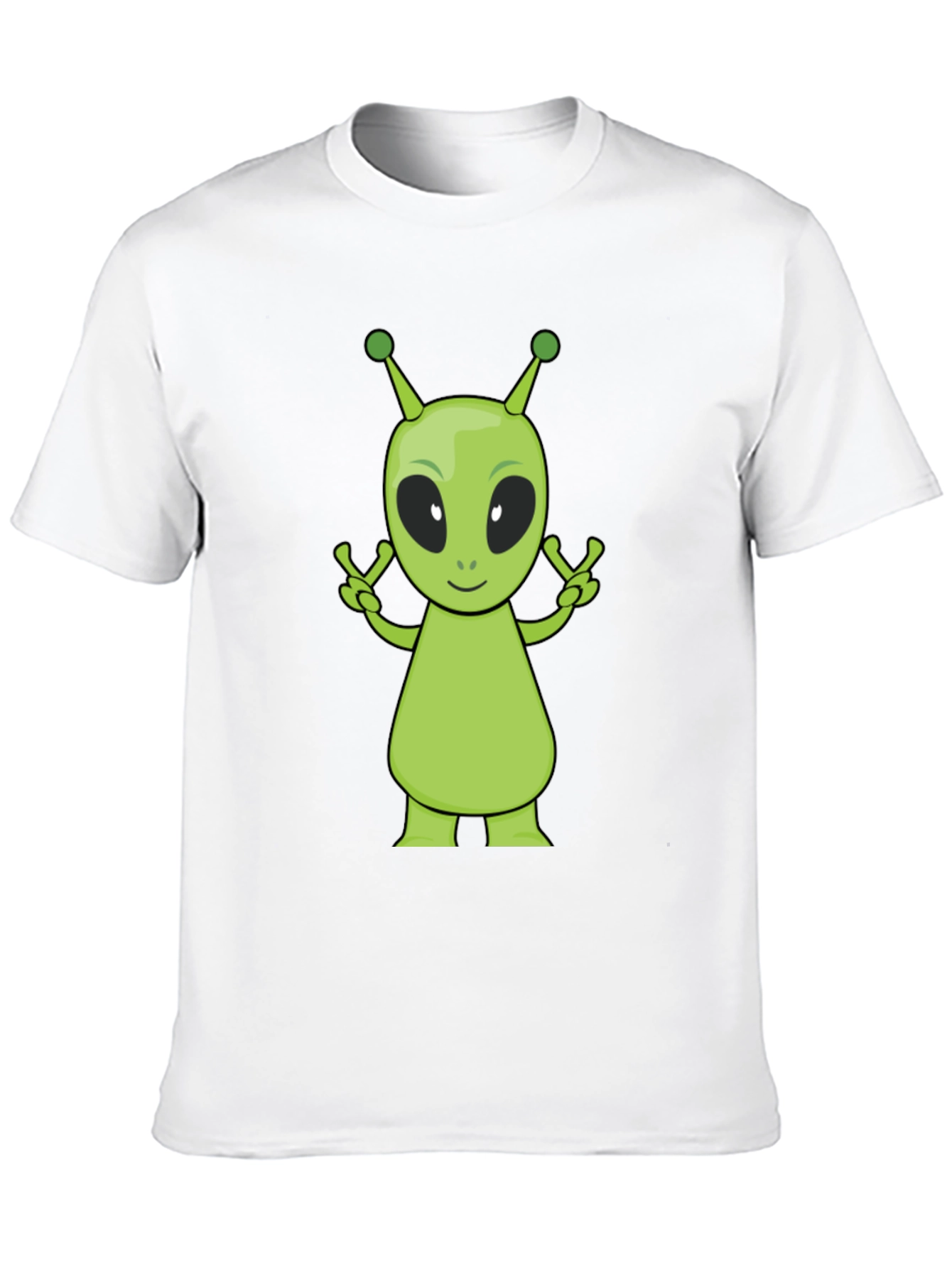 Alien Graphic Black T-Shirt