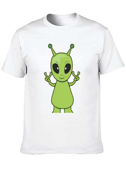 Alien Graphic Black T-Shirt