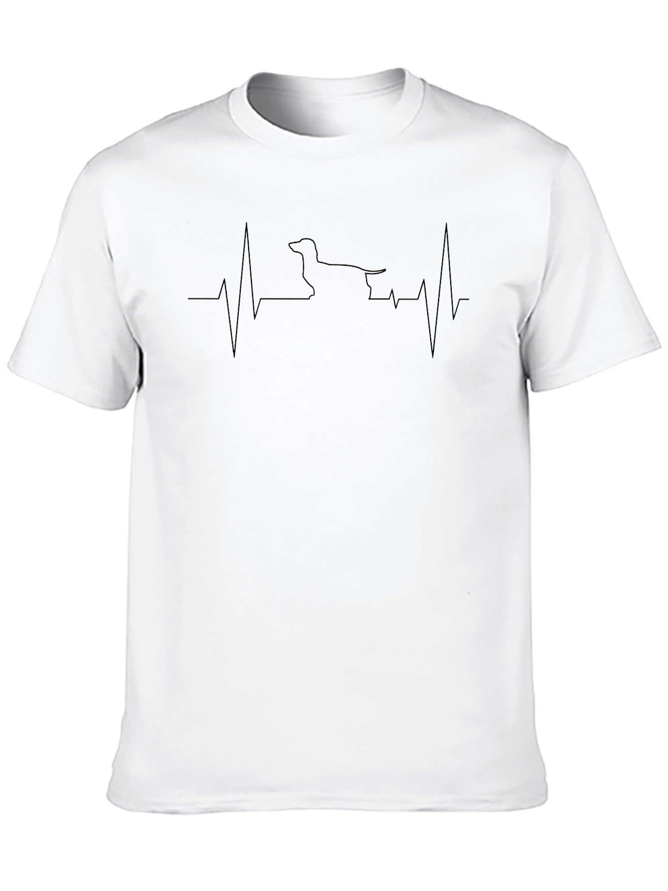 Dachshund Heartbeat T-Shirt - Dog Lover Tee