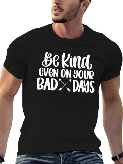 Be Kind T-Shirt - Black Casual Tee