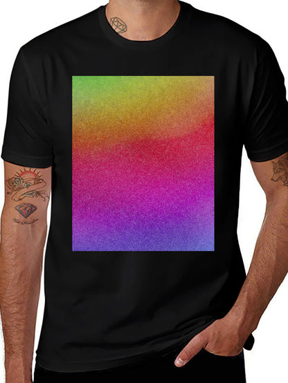 Rainbow Gradient Graphic Tee
