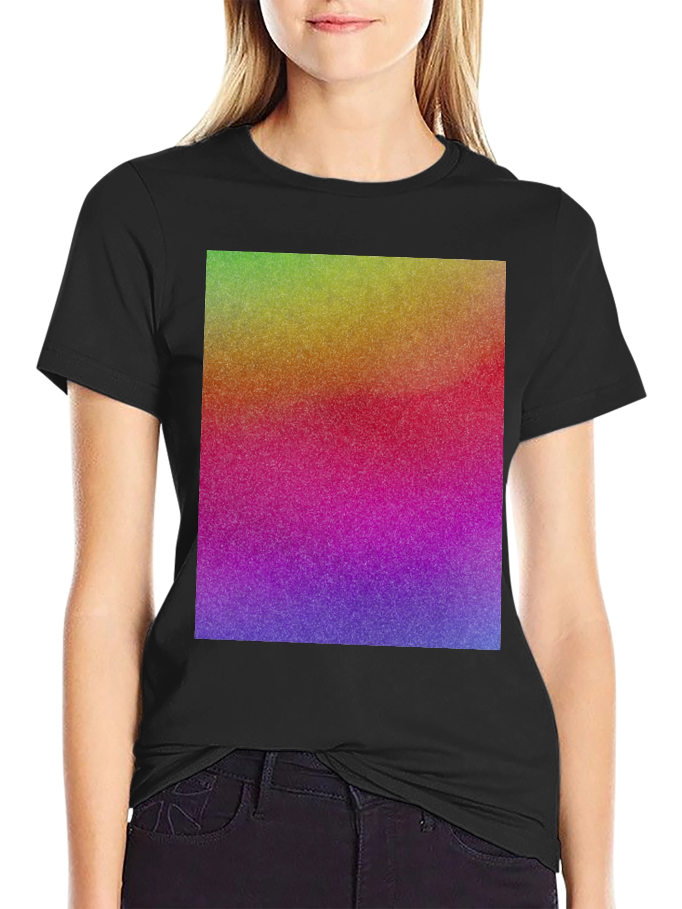 Rainbow Gradient Graphic Tee