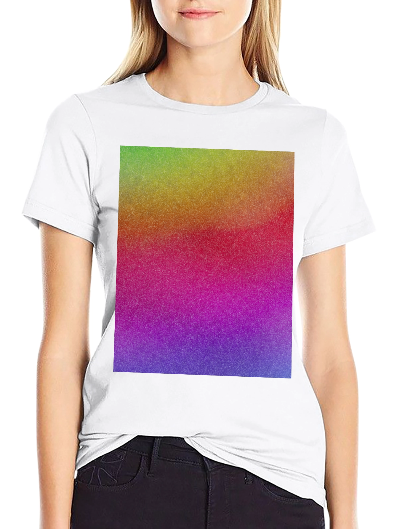 Rainbow Gradient Graphic Tee