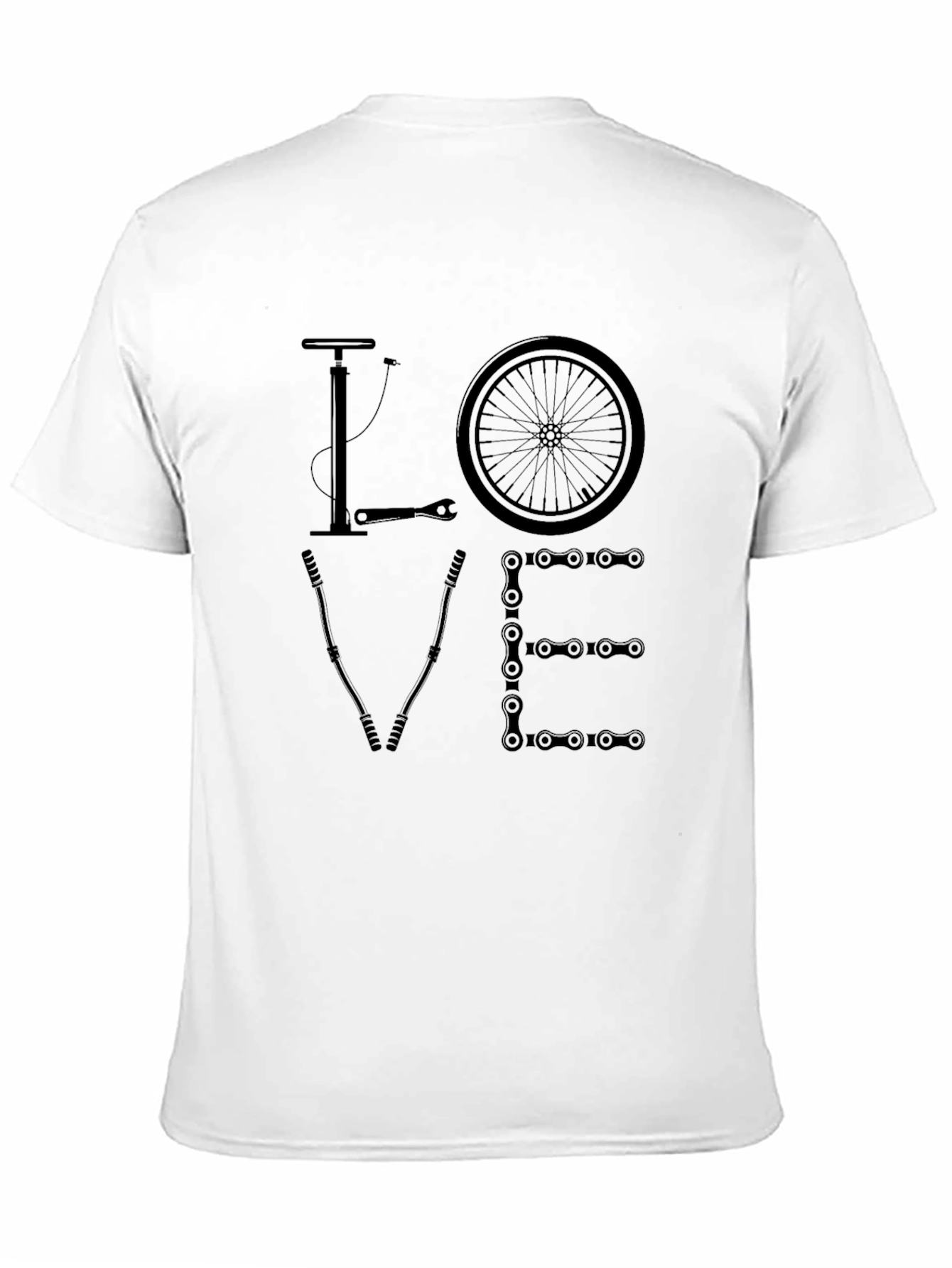 Bicycle Love Graphic Tee - Cyclist Gift