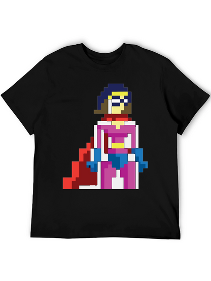 Pixelated Heroine T-Shirt - Retro Gaming Style