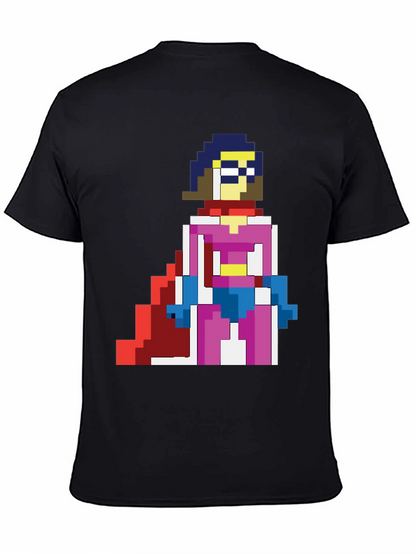 Pixelated Heroine T-Shirt - Retro Gaming Style