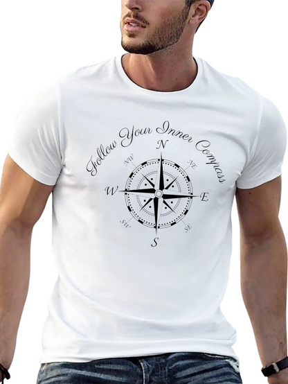 Inner Compass Graphic Tee - Black