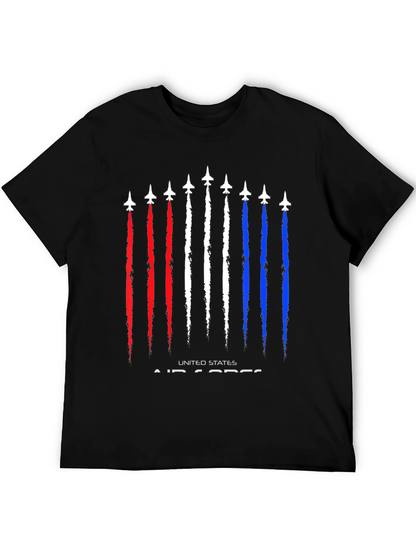 US Air Force Jet Stream Graphic T-Shirt