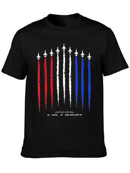 US Air Force Jet Stream Graphic T-Shirt