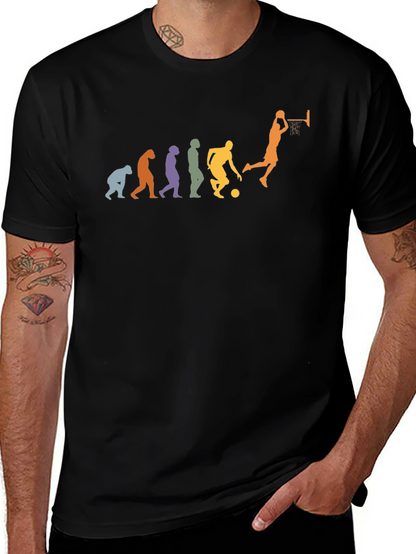 Evolution of Athlete Graphic T-Shirt