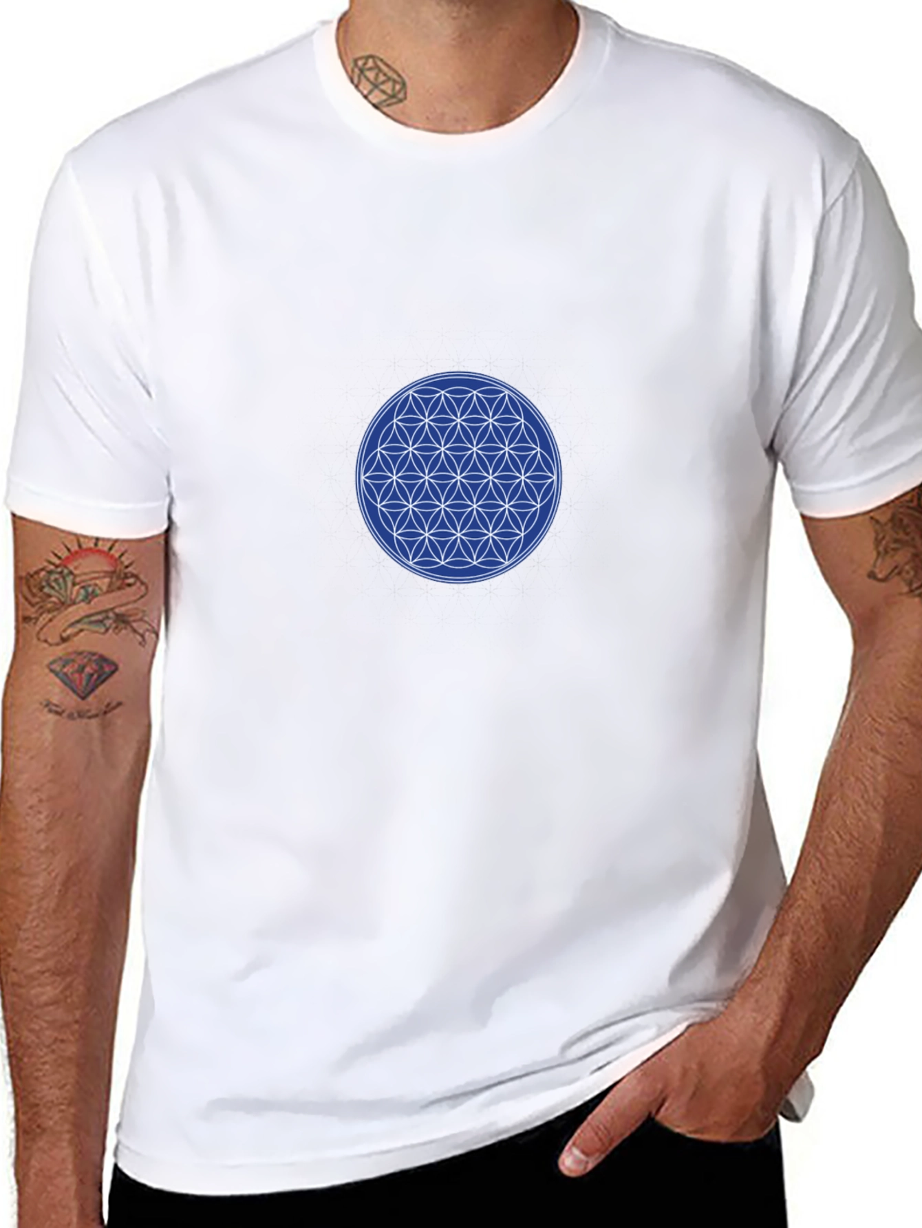 Geometric Flower of Life T-Shirt
