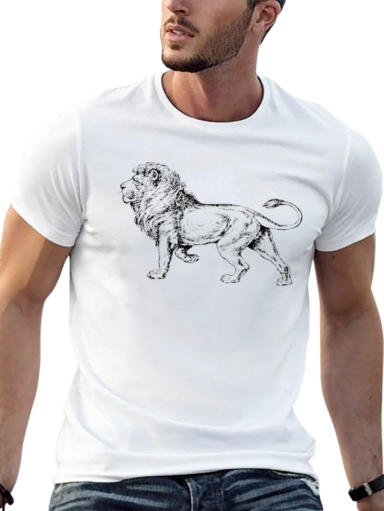 Black Lion Graphic T-Shirt