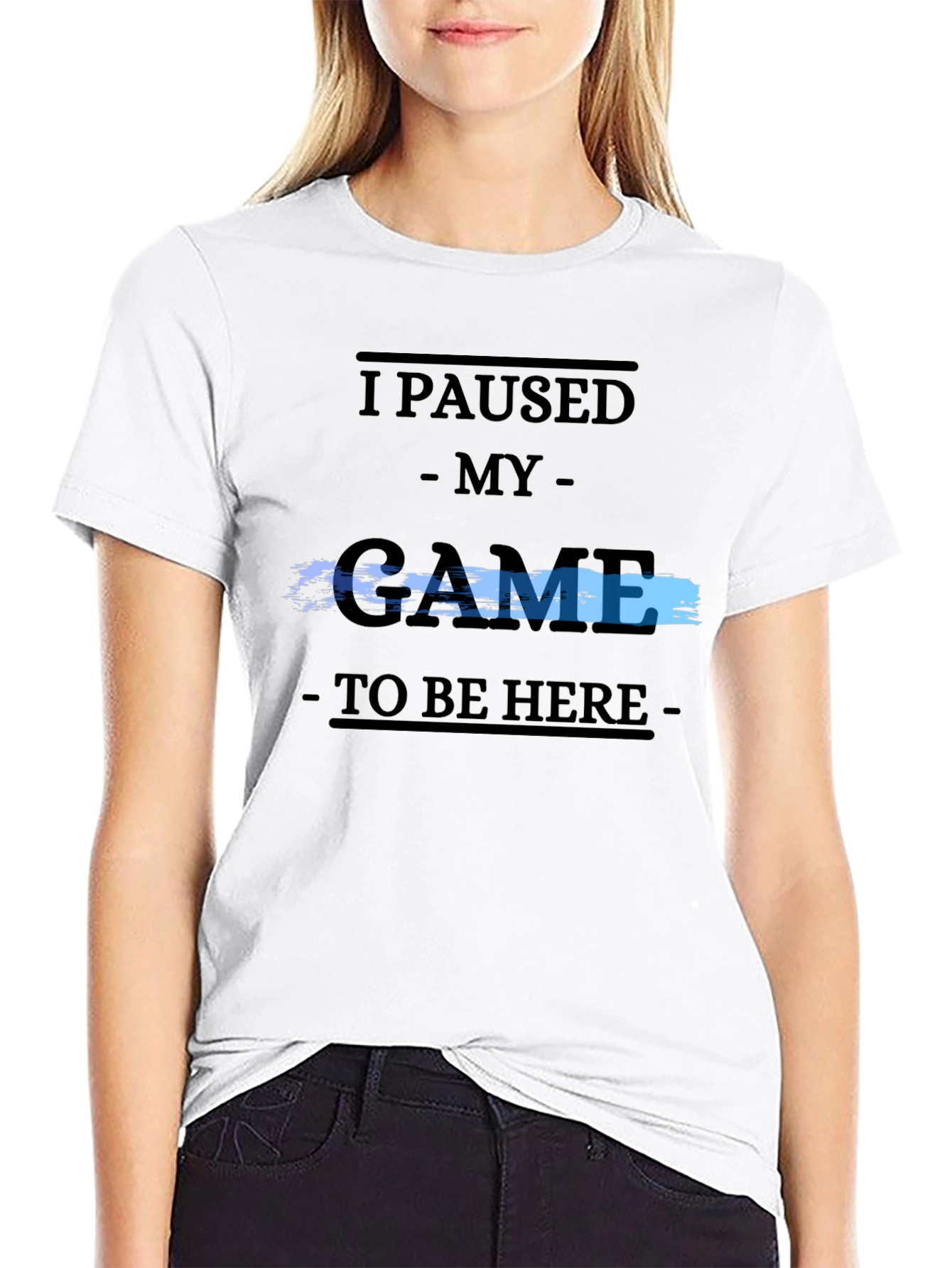 Gamer Tee: I Paused My Game