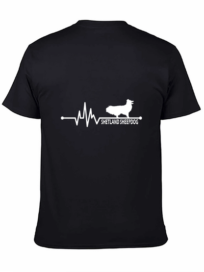 Shetland Sheepdog Heartbeat T-Shirt - Dog Lover Tee