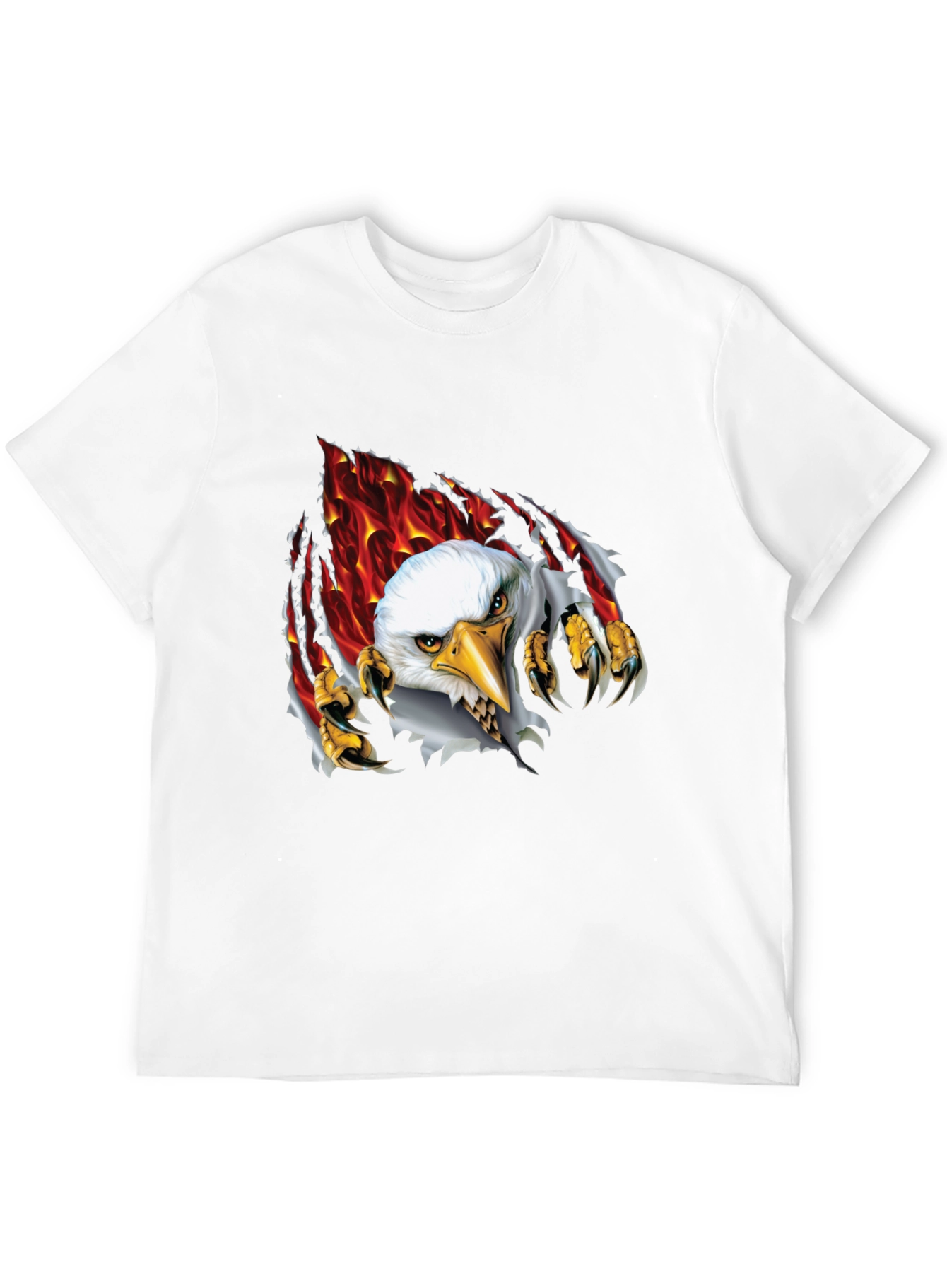 Eagle Graphic Black T-Shirt for Men