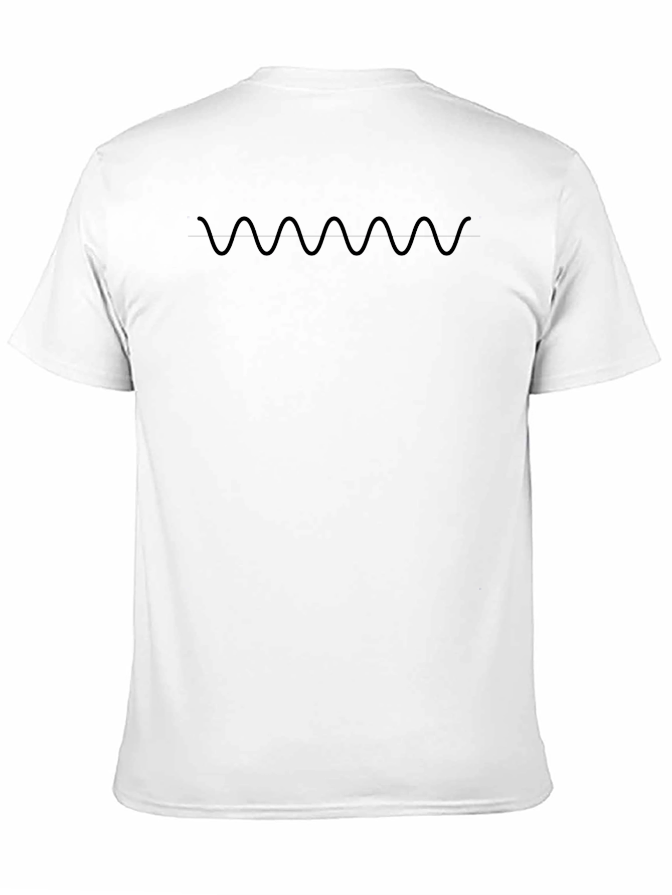Black Wave Graphic T-Shirt - Casual Style