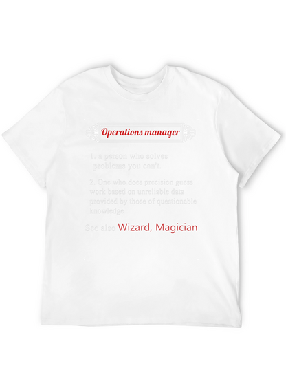 Operations Manager Definition T-Shirt