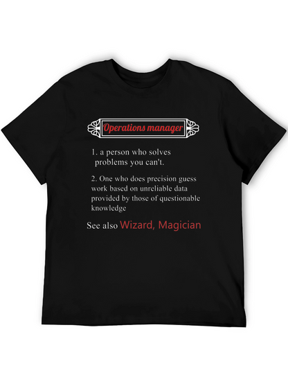 Operations Manager Definition T-Shirt