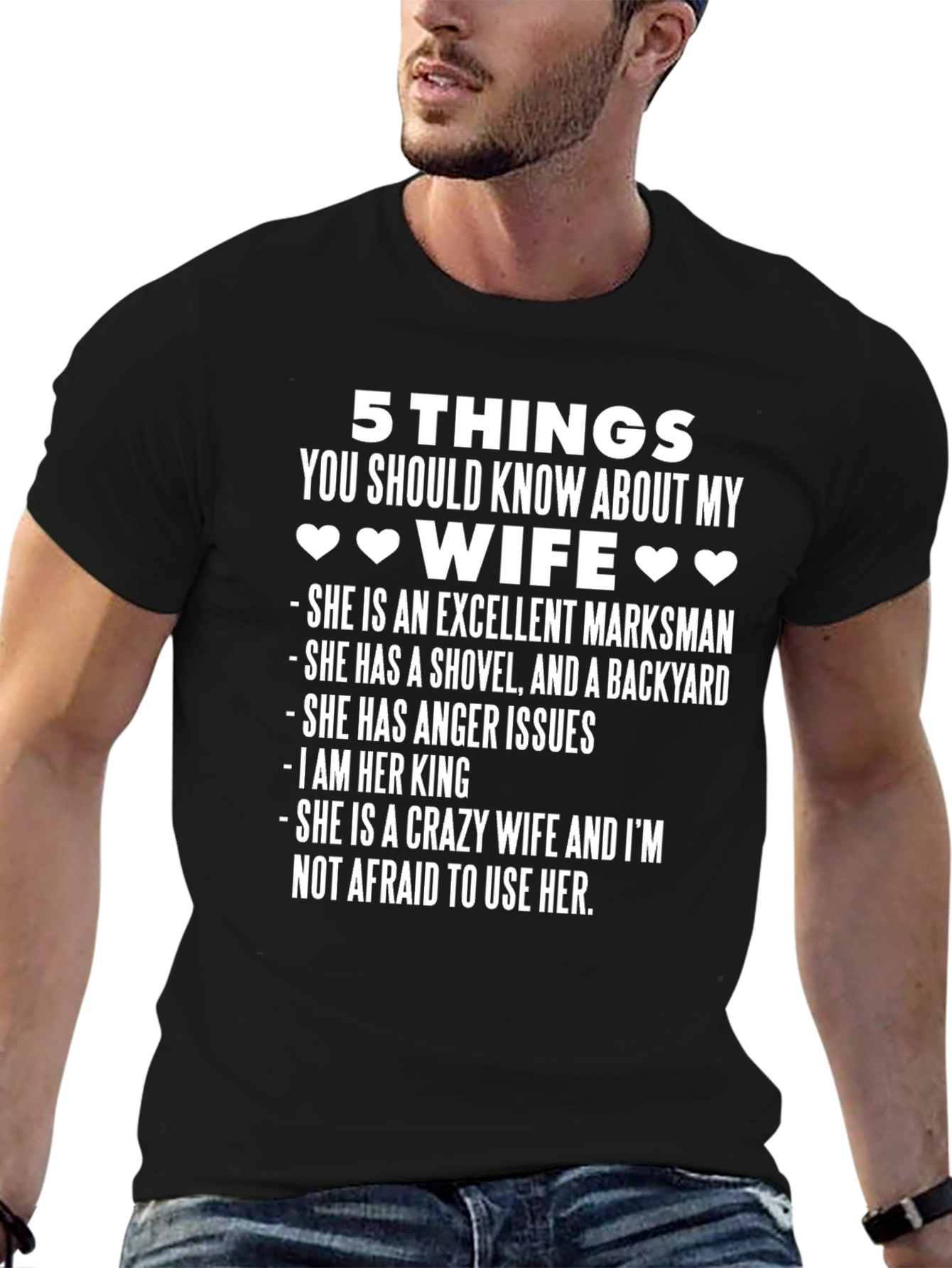 5 Things Wife T-Shirt - Husband Gift