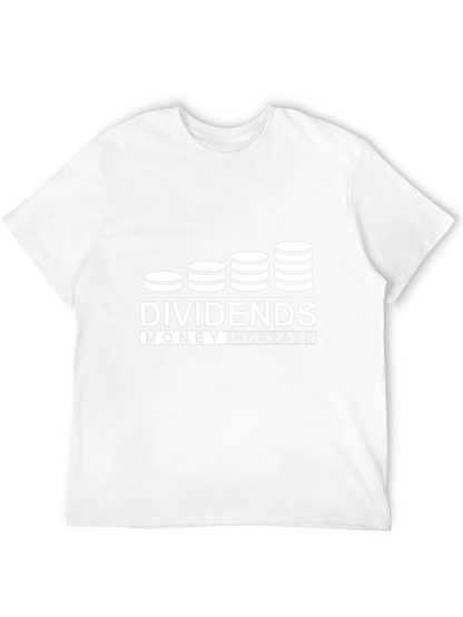 Dividends Money Increase Graphic Tee - Black