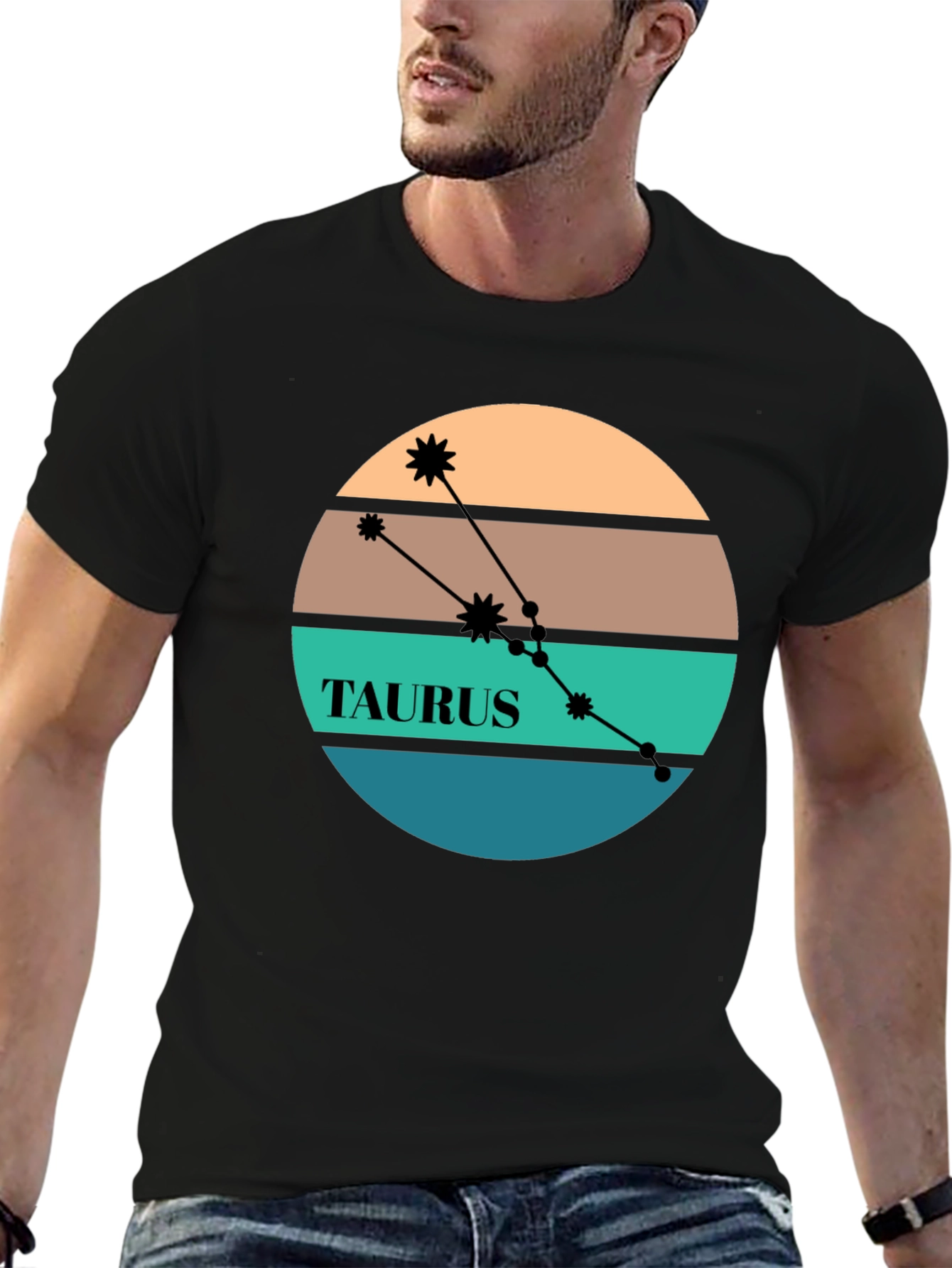 Taurus Zodiac Sign Graphic Tee - Stylish Astrology T-Shirt