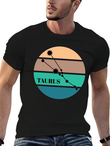 Taurus Zodiac Sign Graphic Tee - Stylish Astrology T-Shirt
