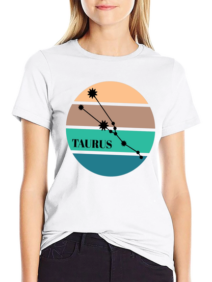 Taurus Zodiac Sign Graphic Tee - Stylish Astrology T-Shirt