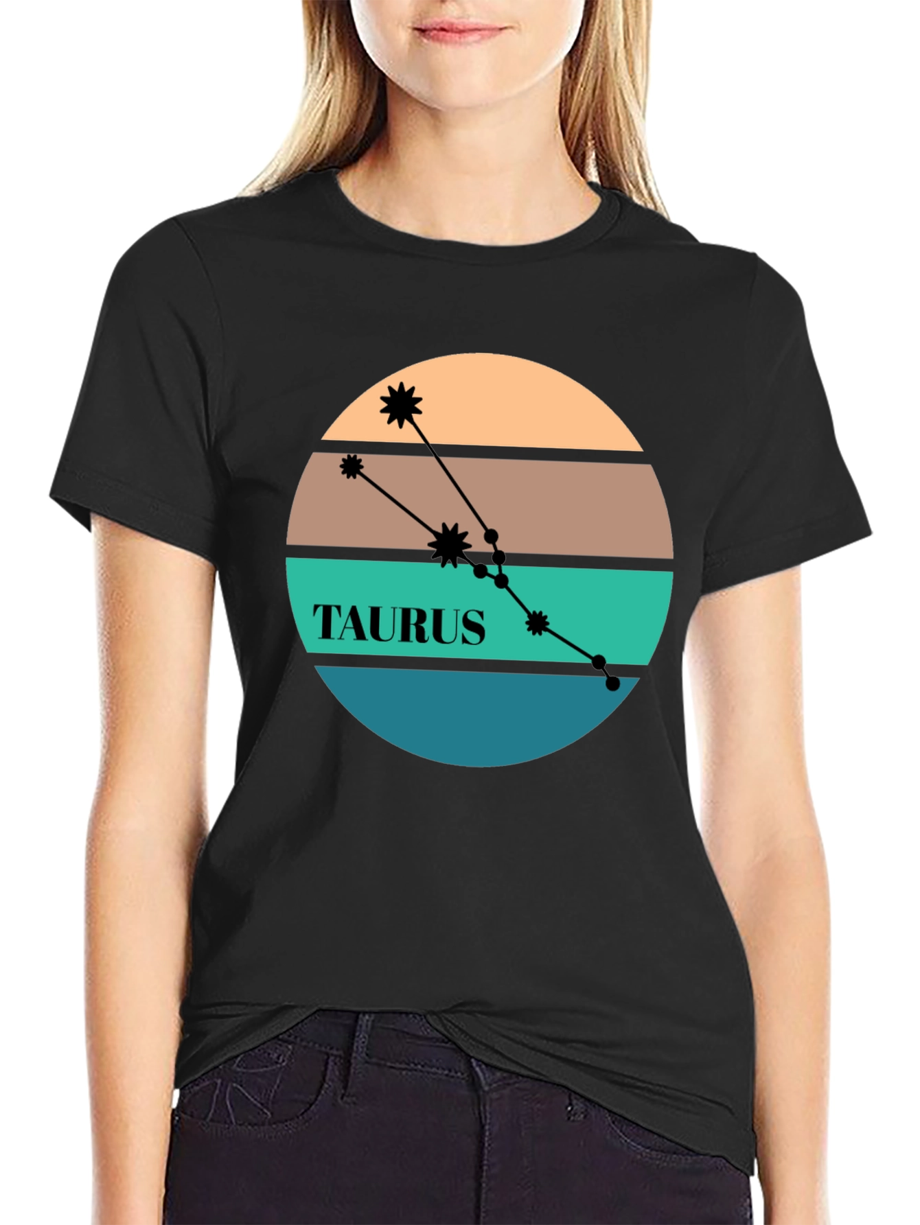 Taurus Zodiac Sign Graphic Tee - Stylish Astrology T-Shirt