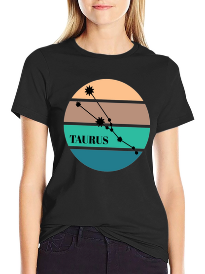 Taurus Zodiac Sign Graphic Tee - Stylish Astrology T-Shirt