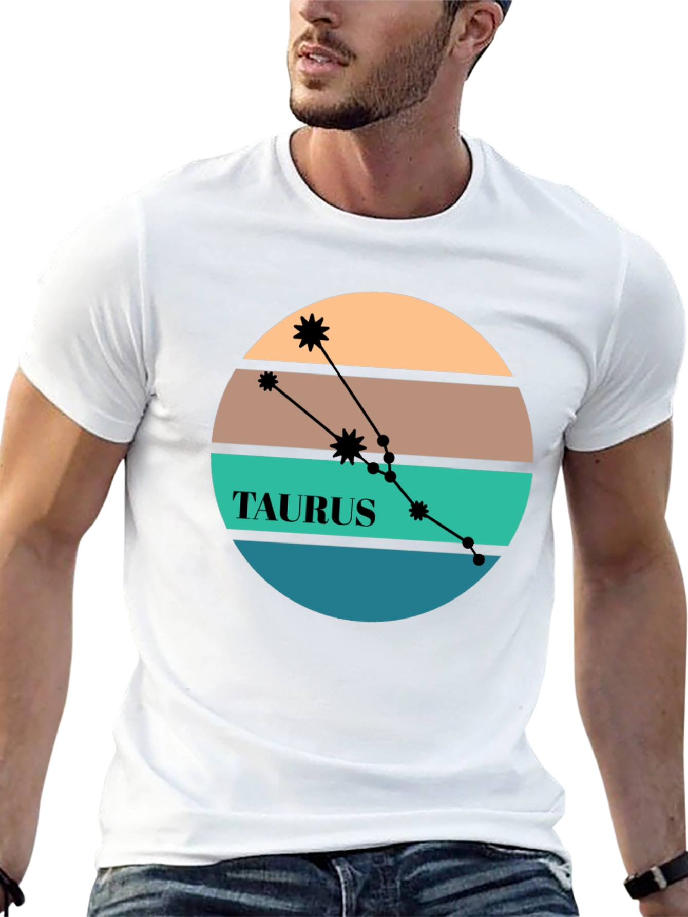 Taurus Zodiac Sign Graphic Tee - Stylish Astrology T-Shirt