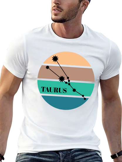 Taurus Zodiac Sign Graphic Tee - Stylish Astrology T-Shirt