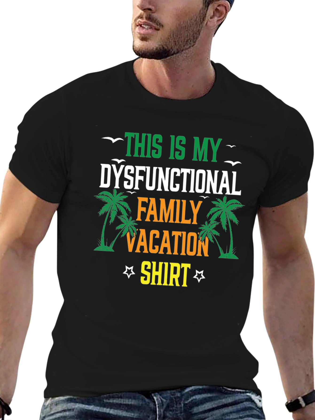 Dysfunctional Family Vacation Shirt - Tropical Palm Tee