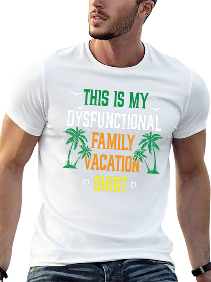 Dysfunctional Family Vacation Shirt - Tropical Palm Tee