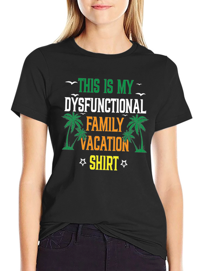 Dysfunctional Family Vacation Shirt - Tropical Palm Tee