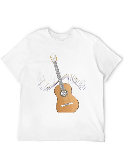 Guitar Music Notes Graphic T-Shirt